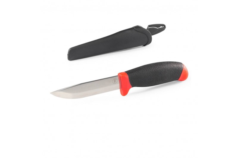 Нож универсальный KF-01 серия ПРАКТИК с фиксированным лезвием из нержавеющей стали