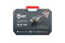 фото Угловая шлифовальная машина GB-20-125R серия ПРОФИ с поворотной рабочей головой, регулировкой частоты вращения и максимальным размером оснастки до 125 мм