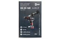 фото Ударная дрель-шуруповерт DB-20-160 без АКБ и ЗУ серия ПРОФИ с максимальным размером оснастки до 13 мм