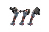 фото Угловая шлифовальная машина GB-20-125R без АКБ и ЗУ серия ПРОФИ с поворотной рабочей головой, регулировкой частоты вращения и максимальным размером оснастки до 125 мм