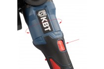 фото Угловая шлифовальная машина GB-20-125R без АКБ и ЗУ серия ПРОФИ с поворотной рабочей головой, регулировкой частоты вращения и максимальным размером оснастки до 125 мм