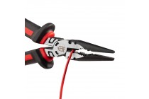 фото Длинногубцы диэлектрические 160 мм серия ERGOLINE для работ под напряжением до 1000 В