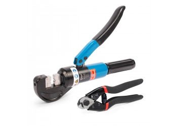 Набор инструментов ПГР-6т + ТРК серия МАСТЕР для опрессовки и резки стальных тросов