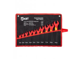 Набор диэлектрических однорожковых ключей НИК-Р-10 серия ПРОФИ для работ под напряжением до 1000 В