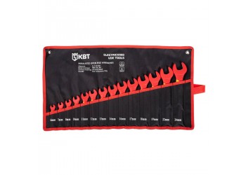 Набор диэлектрических однорожковых ключей НИК-Р-14 серия ПРОФИ для работ под напряжением до 1000 В