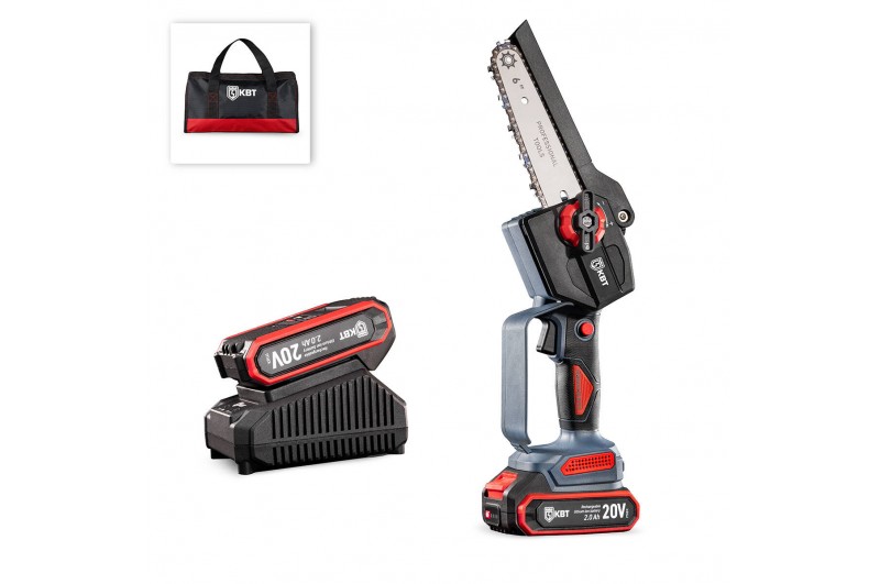 Пила цепная аккумуляторная CBS-20-06 серия ПРОФИ бесщеточная с размером шины 6 дюймов (15 см)