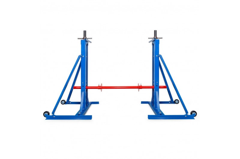 Домкрат кабельный винтовой разборный ДК-5ВР для барабанов весом до 5 т, номера от №8 до №22