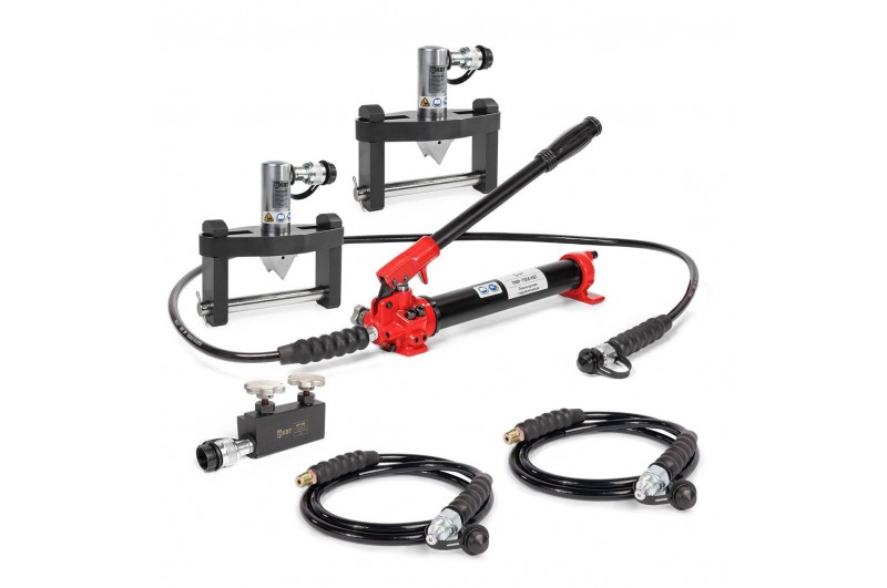 Комплект для разгонки фланцев РФН-5-38 «Максимум» серия ПРОФИ клиновой гидравлический с выносным насосом