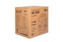 фото Генератор инверторный 1.2 кВт GSI 1200 серия ПРОФИ с номинальной мощностью 1000 Вт