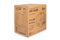 фото Генератор инверторный 3.4 кВт GSI 3400 серия ПРОФИ с номинальной мощностью 3000 Вт