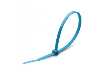 фото для товара Стяжка нейлоновая КСС 5х300 (син) (100шт) (Fortisflex)