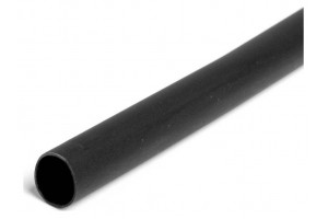 Термоусадочная трубка 2:1 ТНТнг-LS-4/2 черная (нарезка 1м) КВТ 72373
