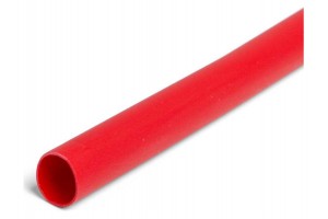 Термоусадочная трубка 2:1 ТНТнг-LS-4/2 красная (нарезка 1м) КВТ 72397