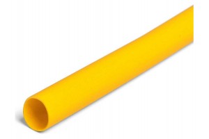 Термоусадочная трубка 2:1 ТНТнг-LS-10/5 желтая (нарезка 1м) КВТ 72407