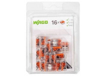 Клеммы WAGO 221-412/996-016 (2Х4,0мм2) (мини-упаковка 16шт.) 76086