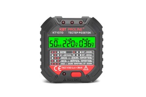 Тестер розеток и УЗО КТ 107D серия PROLINE (КВТ)
