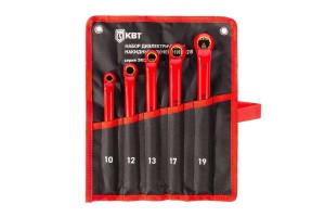 Набор диэлектрических накидных ключей НИИ-28 серия ЭКСПЕРТ для работ под напряжением до 1000 В