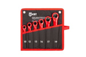 Набор диэлектрических накидных трещоточных ключей НИИ-29 серия ЭКСПЕРТ для работ под напряжением до 1000 В