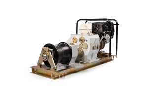 Лебедка тяговая автономная ЛТА-8 серия ПРОФИ с бензиновым приводом