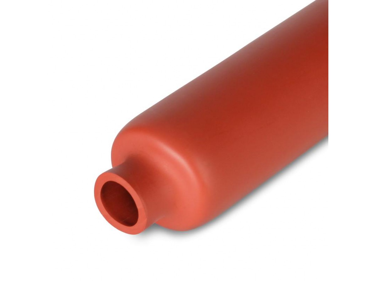 ТСТ-А-35/14-1000 кирп-красн КВТ- Трубка термоусадочная ТСТ-А-35/14-1000 ...